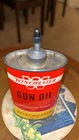 Vintage 1955 Winchester Gun Oil Can Tin  Lead Spout New Gun Oil Hunting Display