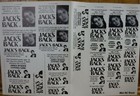 Jack s Back Movie Mini Ad Sheet Vintage Advertising Poster Ripper James Spader
