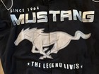 Vintage Jh Design Ford Mustang Embroidered Patches Twill Racing Jacket Mens Med
