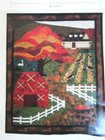 Country Autumn Stitches By Barb Quilt Kit Complete Fabric   Patterns Bom 49 x62 