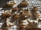 Lot Of Marx Vtg Farm Figures Farm Animals Lot Of 14 Used