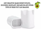 French Fry Cutter Stainless Steel Potato Vegetable Slicer Chopper Tool