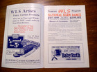Vintage 1932 Souvenir Program Wls Radio Station Chicago National Barn Dance