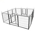 24  32  40  Dog Playpen 12 16 24 32 Panels Foldable Exercise Cage Pet Pen Fence