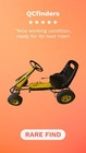 Kettler Kettcar Original German Vintage Pedal Car Race Cart Ride On Yellow