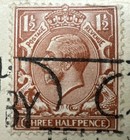 Vtg Postage Stamp Cover Great Britain Edmund Dulac 1-1 2p Telephone 1932