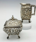 Kirk Repousse Sugar And Creamer 12 Oz