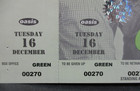 Oasis  Unused Ticket  Wembley Arena  Tuesday  16 December 1997