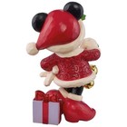 Disney Jim Shore Holiday Minnie Mouse Statue With Bell 17 Inch Christmas Decor