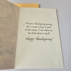 Vintage Thanksgiving Card Keeping In Touch At Thanksgiving Cornucopia Of Harvest