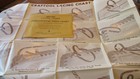 Leather Craft  Lacing Chart    Fundamental Leather Carving Vintage Patterns New