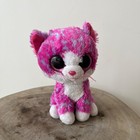 Ty Beanie Boos Charlotte The Pink Cat Plush Toy - Tysilk Fabric Collector Item