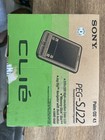 Original Sony Clie Peg-sj22 u Palm Os Used With Box   Charger