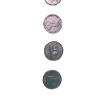 10 Canada 5 Cent Nickel Coins Lot 1930 George V 1946 1949 1960s Canadian
