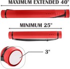 Red Poster Tube  25  To 40  Extendable Poster Storage Holder Tube With