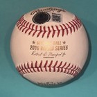 Joe Maddon  cubs  Signed Official 2016 World Series Baseball Beckett  bas 