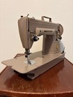 Singer 301 Vintage Sewing Machine 1952 Tan  New Foot Pedal And Accessories