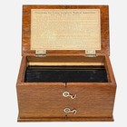 Antique Congress Medical Apparatus Electroshock Quack Medicine Oak Case Frye
