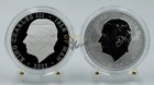 Isle Of Man 2025 Angel Pair 2 X 1 Oz Proof And Reverse Proof Set Silver Coins