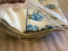 Vintage 1960s 1970s Stevens Mohawk Rose Border Fine Percale 100  Cotton Sheet