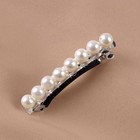 Handmade Woven Bright Round Freshwater Pearl Hair Clip Women Hair Accessories