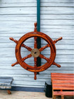 24 Inch Wooden Pirate Wall Decor Nautical Brass Gift Vintage Wooden Ship Wheel
