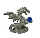 Spoontiques Dragon Pewter Winged Figurine Mythical Statue Cmr881 Fantasy Silver