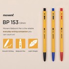 Monami Bp 153 Retractable Ballpoint Pen  Medium Point  1 0mm   1 0mm  Black