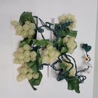 New Grape Cluster Patio Light Set 7 Clusters String Lights Leaves