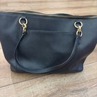 Coach Ava Tote Midnight Blue Crossgrain Leather Shoulder Bag F57526