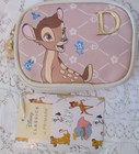 Disney Bambi Monogram Zipper Coin Wallet Initial D Nwt Primark