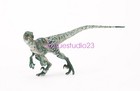 Dino Dream Green Velociraptor Delta Dinosaur Statue Model Display In Stock