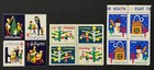 Travelstamps  1961  1962  1963 - Us Christmas Seals 3 Mnh Og Blocks Of 4