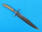 Vintage Antique Old Us British Import I Xl Large Bowie Knife
