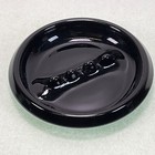 Vintage Black Amethyst Art Glass Cigarette Ashtray