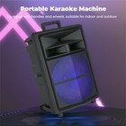 15  Woofer Portable Party Bluetooth Speaker Heavy Bass Sound Stand Mic Led Tws