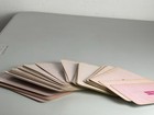 Vintage 1970s Smith-waite Tarot Card Deck -rare  Pink Ankh Back  flawed Read 