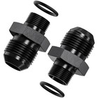 2pcs 8an Male To M14 X 1 5mm Male Swivel Flare Metric 8an To M14 X 1 5mm