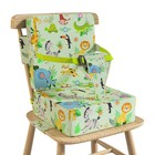 Booster Seat For Kitchen Chair With Backrest   4 Adjustable Straps  Portable    
