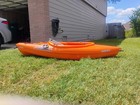 8 Ft  Sun Dolphin Orange Kayak Slightly Used Good Condition 