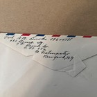 Wwii 1943 Letter To  people  From India Apo  Every Day Happenings  Army Examiner