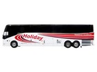 Prevost H3-45 Coach Bus  holiday Tours  White With Red Graphics Limited Edition