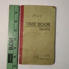 Vintage 1987 Csx Railroad Rice Yard Monthly Time Book Train Locomotive