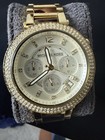 Michael Kors Parker Women   s Gold Tone Quartz Chronograph Date 39mm 50m