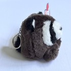 Vtg Swibco Puffkins Raccoon Bandit Plush Stuffed Animal Toy Birth 2-21-97