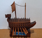 Vintage Hand Carved Korean    geobukseon    Turtle Warship Usn korea Friendship  89