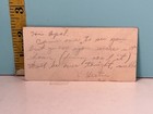 1936 Usc   Ucla College Football Schedule W note On Back    