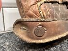 Antique Vintage Baseball Glove Split Fingers Gold Smith Tlc As Is Goldsmith