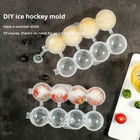 4ball Bar Silicone Ice Cube Maker Mold Sphere Large Tray Whiskey Diy Mould