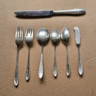 Gorham Sterling Silver Lyric Pat 1940 Flatware Set - Over 200 Grams  6 5 Ozt   4